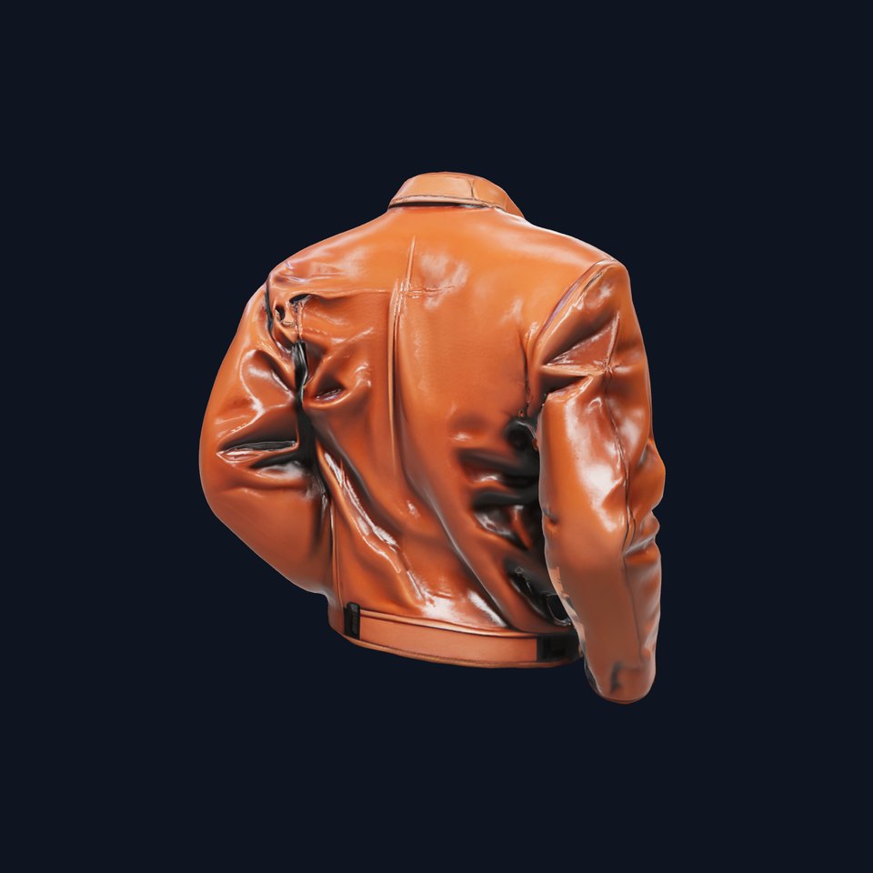 Realistic Leather Jacket D Model Pack